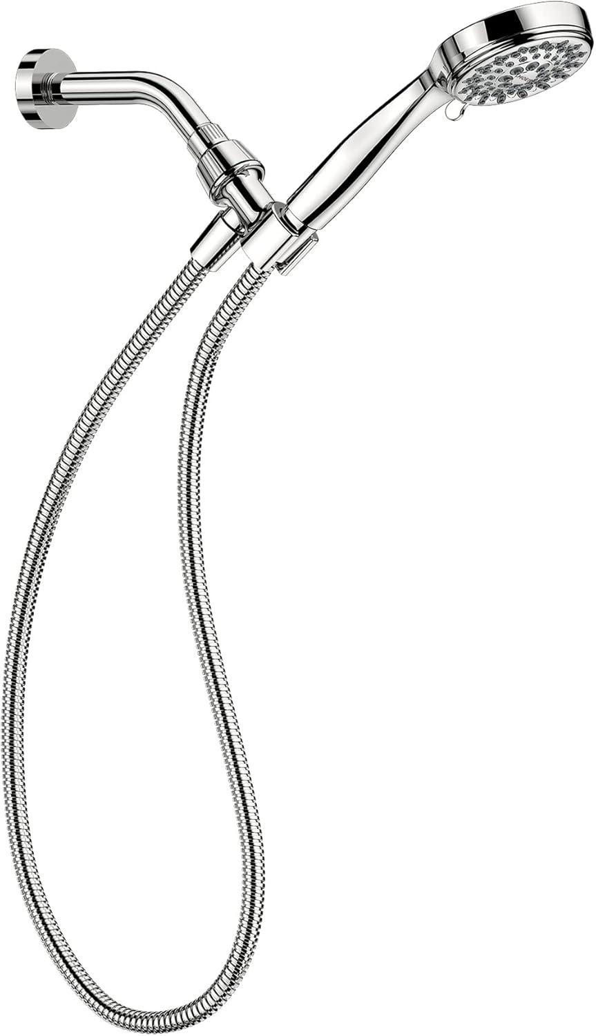 image:imageMoen 20016 Ignite Dual Hand Held And Multi Function Shower Head Combo Package With Hose And Diverter Chrome 375Chrome