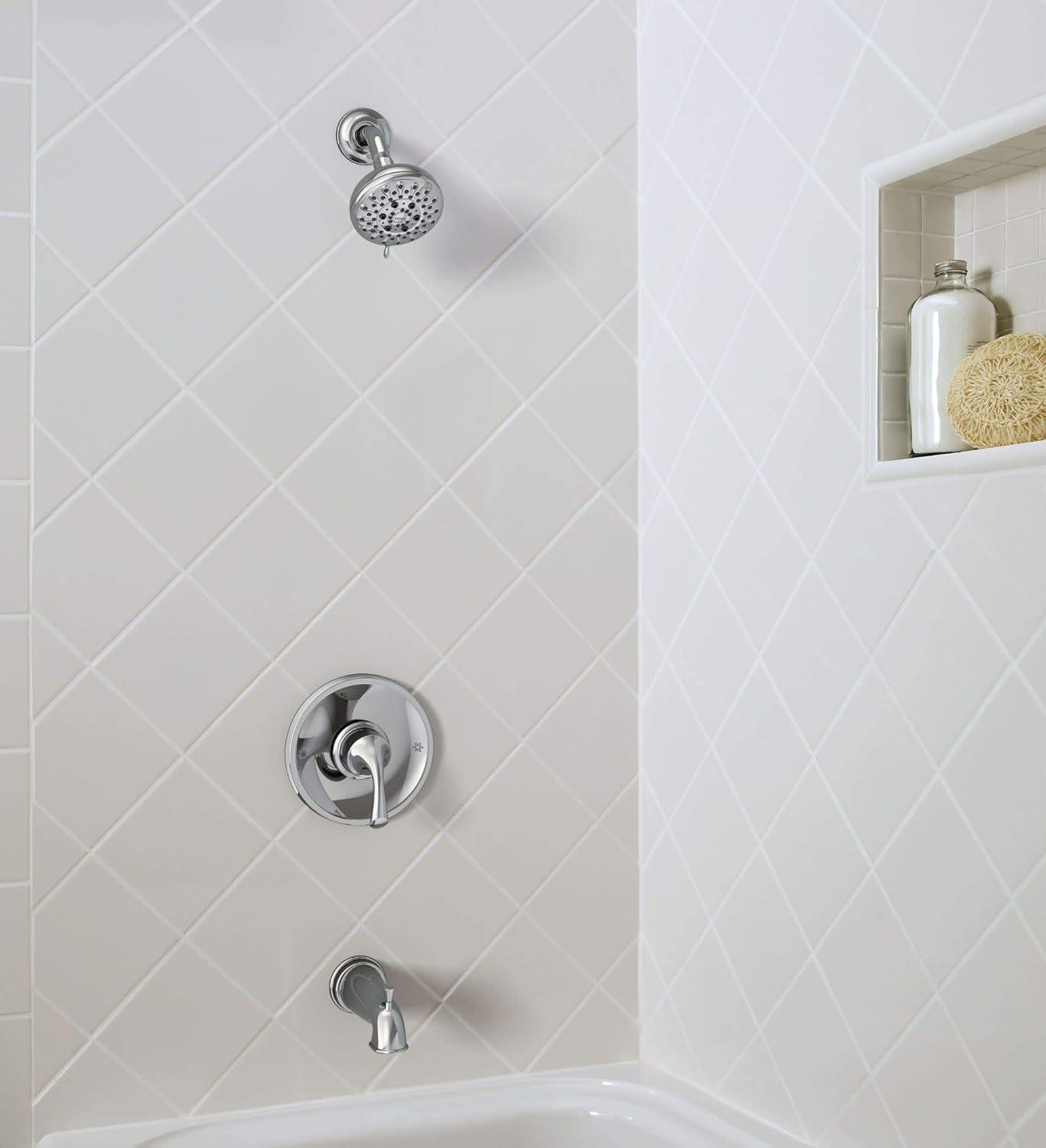 image:imageMoen Idora Chrome PosiTemp Tub and Shower Set with Showerhead Lever Handle Tub Spout and Valve Included 82115Chrome