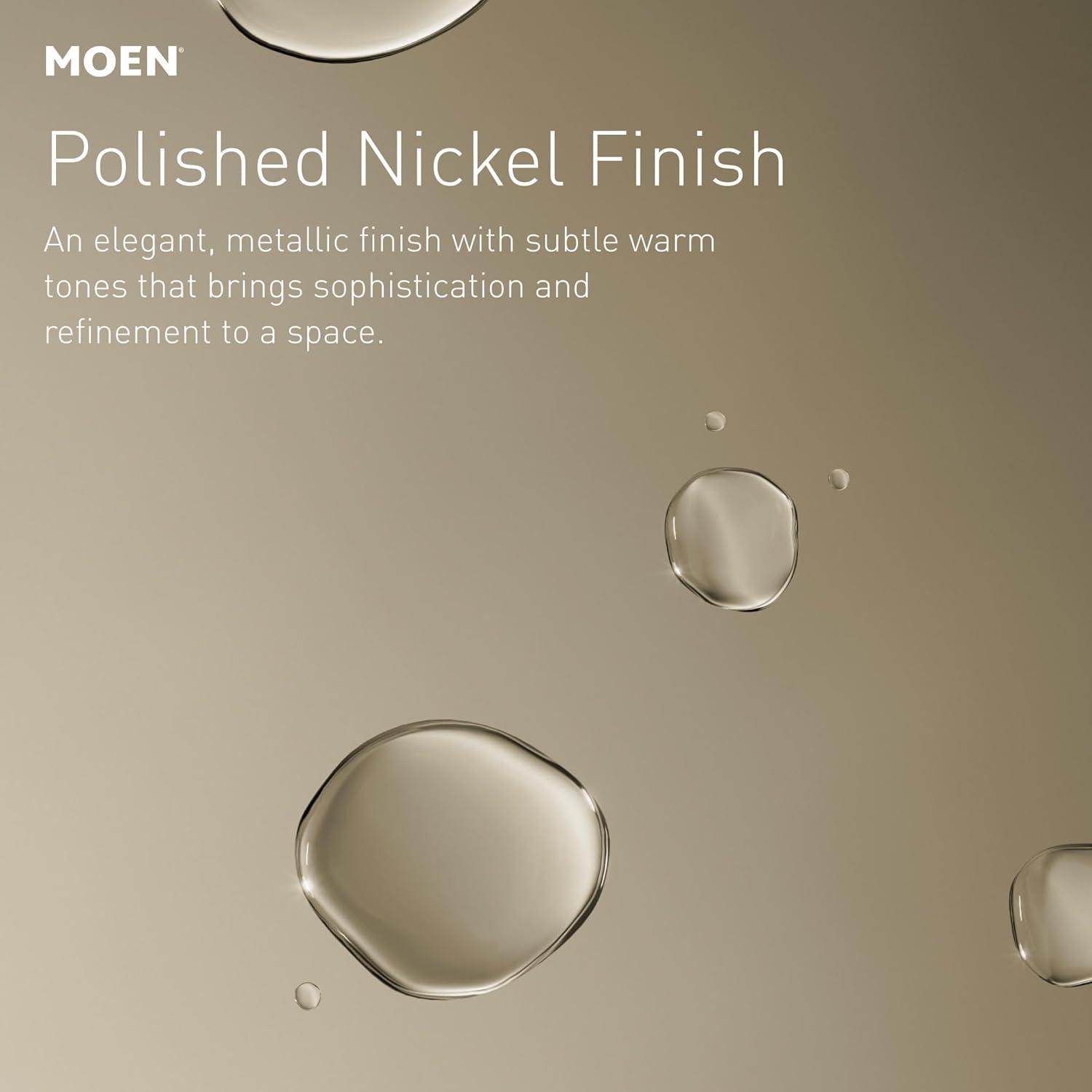 image:imageMoen Kurv Polished Nickel Motionsense Wave Sensor Touchless One Handle High Arc Pulldown Modern Kitchen Faucet Featuring Power Clean 9126EWNLPolished Nickel