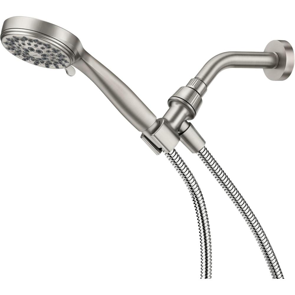 image:imageMoen 20091SRN 5Setting Hand Held Brushed Nickel Spot Resist Shower Head 25 GPMPack of 1