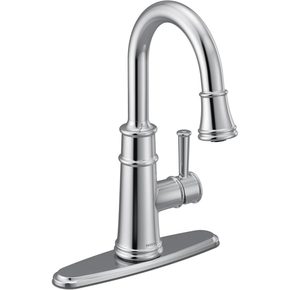 image:imageMoen 6260 Belfield OneHandle Pulldown Bar Faucet with Power Clean Featuring Reflex ChromeChrome