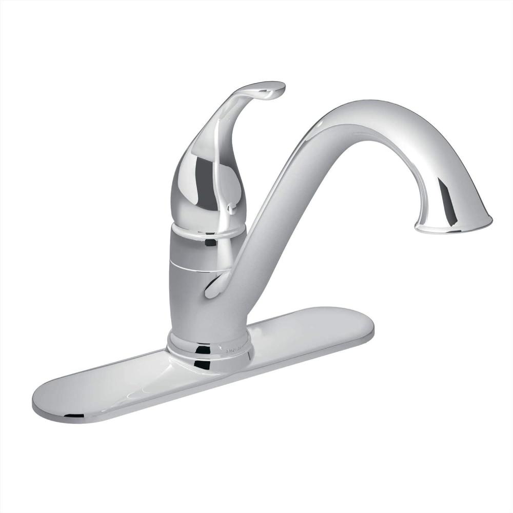 image:imageMoen 7825SRS Camerist OneHandle Low Arc Kitchen Faucet Spot Resist StainlessChrome