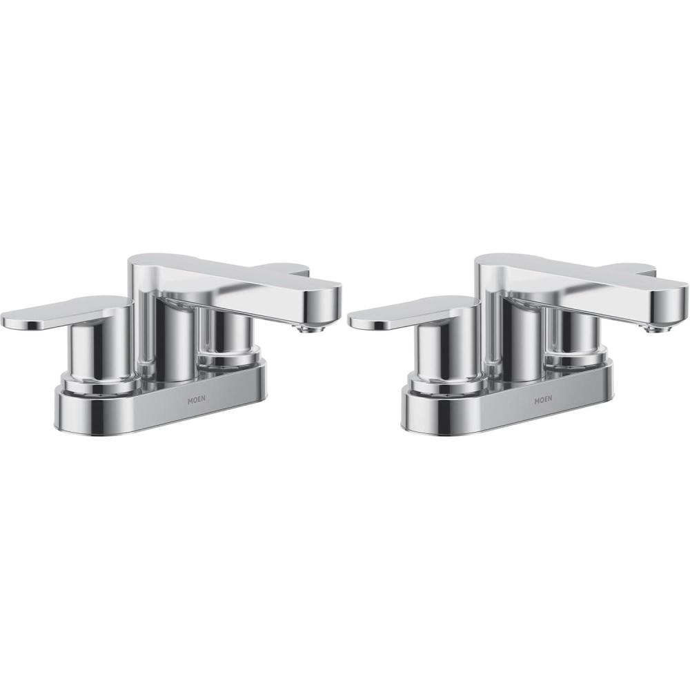 image:imageMoen Laris TwoHandle 4 Centerset Modern Bathroom Faucet 840152 Handle Pack of 2