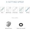 Moen 20016 Ignite Dual Hand Held And Multi Function Shower Head Combo Package With Hose And Diverter, Chrome, 3.75″(Chrome)