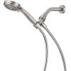 Moen 20091SRN 5-Setting Hand Held Brushed Nickel Spot Resist Shower Head, 2.5 GPM((Pack of 1))