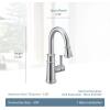 Moen 6260 Belfield One-Handle Pulldown Bar Faucet with Power Clean Featuring Reflex, Chrome(Matte Black)