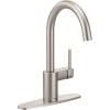 Moen 7365SRS Align One-Handle High-Arc Modern Kitchen Faucet, Spot Resist Stainless(Spot Resist Stainless)
