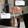Moen 7864EVC Sleek Smart Faucet Touchless Pull Down Sprayer Kitchen Faucet with Voice Control and Power Boost, Chrome(Brushed Gold)