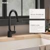 Moen Adler Chrome Motionsense Wave Sensor Touchless One Handle Pulldown Kitchen Faucet Featuring Power Clean, 87233EWC(Chrome)