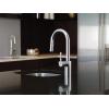 Moen Align Brushed Gold One-Handle Modern Pulldown Bar Faucet with Power Clean featuring Reflex Docking System, 5965BG(Chrome)