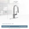 Moen Align Brushed Gold One-Handle Modern Pulldown Bar Faucet with Power Clean featuring Reflex Docking System, 5965BG(Matte Black)