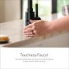 Moen Belfield Spot Resist Stainless Motionsense Wave Sensor Touchless One Handle Pulldown Kitchen Faucet Featuring Power Clean, 7260EWSRS(Matte Black)