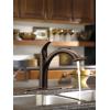 Moen Camerist Oil-Rubbed Bronze One-Handle, Single Hole Kitchen Faucet with Pullout Spout, Bathroom Sink has Deck Plate for Three-Hole Countertop, Drain Trim Included, 7545ORB(Oil Rubbed Bronze)