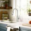 Moen Conneaut One Handle Pulldown Kitchen Sink Faucet with Reflex Docking and Power Clean, Spot Resist Stainless, 87801SRS(Faucet only)
