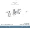 Moen Conway Spot Resist Brushed Nickel Two Handle Widespread Bathroom Sink Faucet with Valve Included, 84926SRN((Pack of 1))