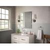 Moen Ellicott Chrome Two-Handle Centerset Bathroom Faucet with Drain Assembly, 84092