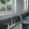 Moen Hutchinson Spot Resist Stainless 2-Handle Kitchen Sink Faucet, 87239SRS