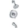 Moen Idora Chrome Posi-Temp Tub and Shower Set with Showerhead, Lever Handle, Tub Spout and Valve Included, 82115(Chrome)