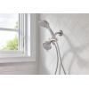 Moen Ignite Brushed Nickel Five-Function 3-3/4″ Diameter 5-Function Shower Spray Head with Handheld Showerhead, 20016SRN((Pack of 1))