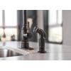 Moen Noell Mediterranean Bronze Single-Handle Kitchen Faucet with Side Sprayer, 87506BRB