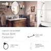 Moen Ronan Matte Black Single-Handle Modern Tub and Shower Faucet with Round Handheld Rainshower Spray Head Featuring Magnetix, Valve Included, 82021BL(Chrome)