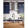 Moen S73004EVSRS Weymouth Smart Faucet Touchless Pull Down Sprayer Kitchen Faucet with Voice Control and Power Boost, Spot Resist Stainless(Spot Resist Stainless)