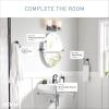 Moen Sarona Spot Resist Brushed Nickel One-Handle Single Hole Rustic Farmhouse Bathroom Sink Faucet with Optional Deckplate, 84144SRN(Mediterranean Bronze)