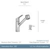Moen Sombra Spot Resist Stainless Single-Handle Pull-Out Sprayer Kitchen Faucet with Soap Dispenser and Power Clean, 87701SRS