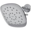 Moen Verso Eco-Performance Infiniti Dial Square Rain Shower Head, 6-Inch Diameter Spray Head, Chrome, 220R4EP(Chrome)
