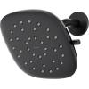 Moen Verso Eco-Performance Infiniti Dial Square Rain Shower Head, 6-Inch Diameter Spray Head, Chrome, 220R4EP(Matte Black)