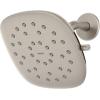 Moen Verso Eco-Performance Infiniti Dial Square Rain Shower Head, 6-Inch Diameter Spray Head, Chrome, 220R4EP(Spot Resist Nickel)