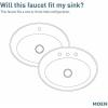 Moen Wellton Spot Resist Brushed Nickel One Hole Single-Handle Bathroom Faucet with Optional Deck Plate and Drain Assembly, 84980SRN(96)