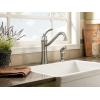 Moen Wetherly Mediterranean Bronze High-Arc Kitchen Faucet with Side Spray, 87999BRB(Mediterranean Bronze)