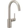 Moen 7365SRS Align One-Handle High-Arc Modern Kitchen Faucet, Spot Resist Stainless(Spot Resist Stainless)