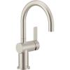 Moen 7622BL Cia Pulldown Kitchen Faucet with Power Boost, Includes Optional Chrome and Brushed Gold Accents, Matte Black with(Spot Resist Stainless)