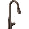 Moen 7864EVC Sleek Smart Faucet Touchless Pull Down Sprayer Kitchen Faucet with Voice Control and Power Boost, Chrome(Oil Rubbed Bronze)