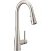 Moen 7864EVC Sleek Smart Faucet Touchless Pull Down Sprayer Kitchen Faucet with Voice Control and Power Boost, Chrome(Spot Resist Stainless)