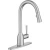 Moen Adler Chrome Motionsense Wave Sensor Touchless One Handle Pulldown Kitchen Faucet Featuring Power Clean, 87233EWC(Spot Resist Stainless)