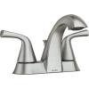 Moen Haber Spot Resist Brushed Nickel Two-Handle 4″ Centerset Bathroom Faucet for 3-Hole Sinks, 84768SRN(No Size)