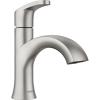 Moen Karis Black Matte One-Handle Single Hole Bathroom Sink Faucet with Optional Deckplate, 84346BL(Brushed Nickel)