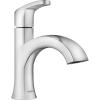 Moen Karis Black Matte One-Handle Single Hole Bathroom Sink Faucet with Optional Deckplate, 84346BL(Chrome)