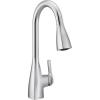 Moen Kiran Spot Resist Stainless One-Handle High Arc Pulldown Kitchen Faucet with Power Clean, 87599SRS(Chrome)