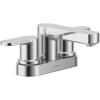 Moen Laris Two-Handle 4” Centerset Modern Bathroom Faucet, 84015(2 Handle)