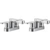 Moen Laris Two-Handle 4” Centerset Modern Bathroom Faucet, 84015(2 Handle (Pack of 2))