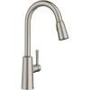 Moen Riley Matte Black Motionsense Wave Sensor Touchless One Handle Pulldown Kitchen Faucet Featuring Power Clean, 7402EWBL(Spot Resist Stainless)