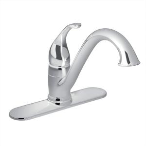 Moen 7825SRS Camerist One-Handle Low Arc Kitchen Faucet, Spot Resist Stainless(Chrome)