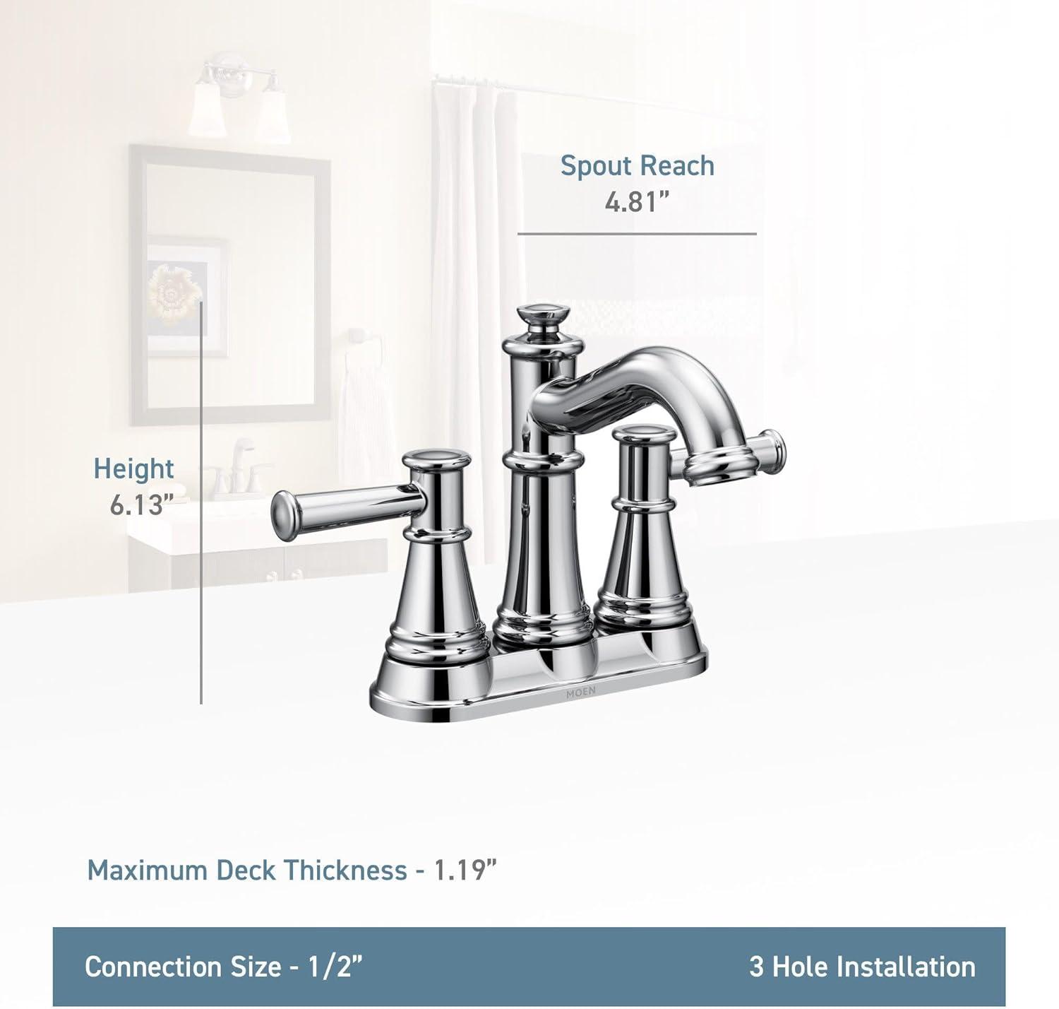 image:imageMoen 6401ORB Belfield TwoHandle Centerset Bathroom Faucet Oil Rubbed Bronze