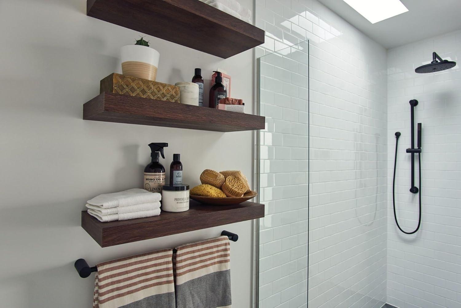 image:imageMoen Align Brushed Gold 24Inch Modern Single Towel Bar YB0424BGMatte Black