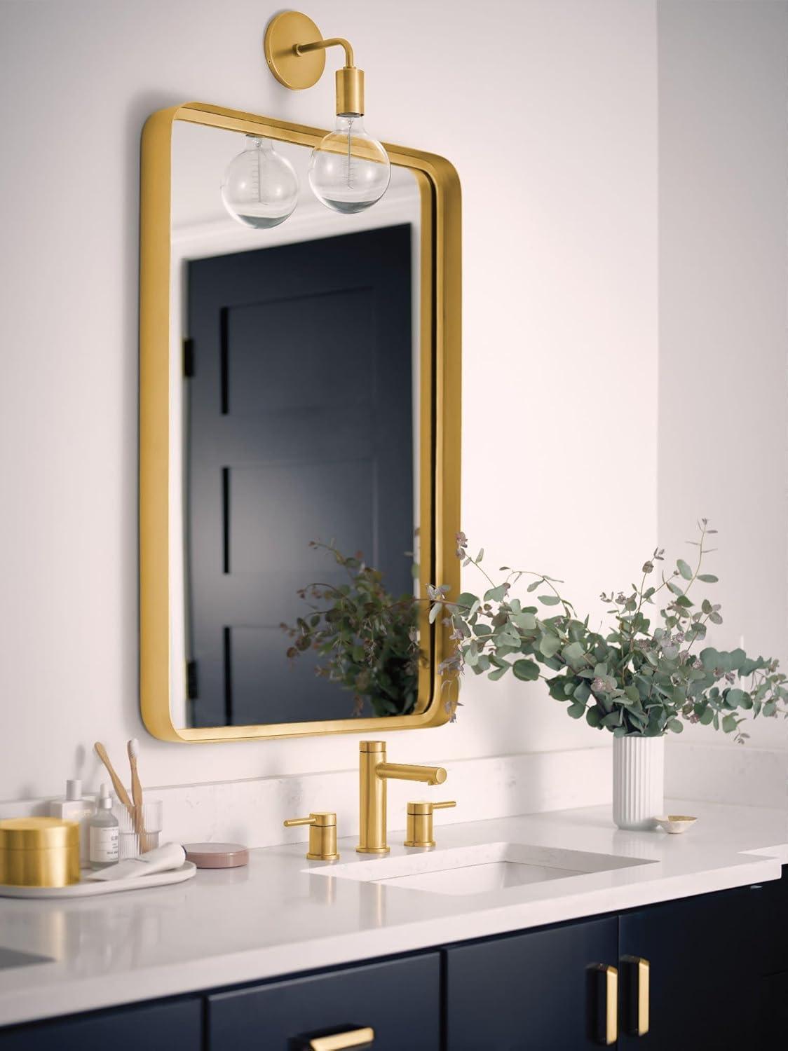 image:imageMoen Align Brushed Gold TwoHandle ThreeHole Modern Widespread Bathroom Faucet Trim Kit Valve Required T6193BGBrushed Gold
