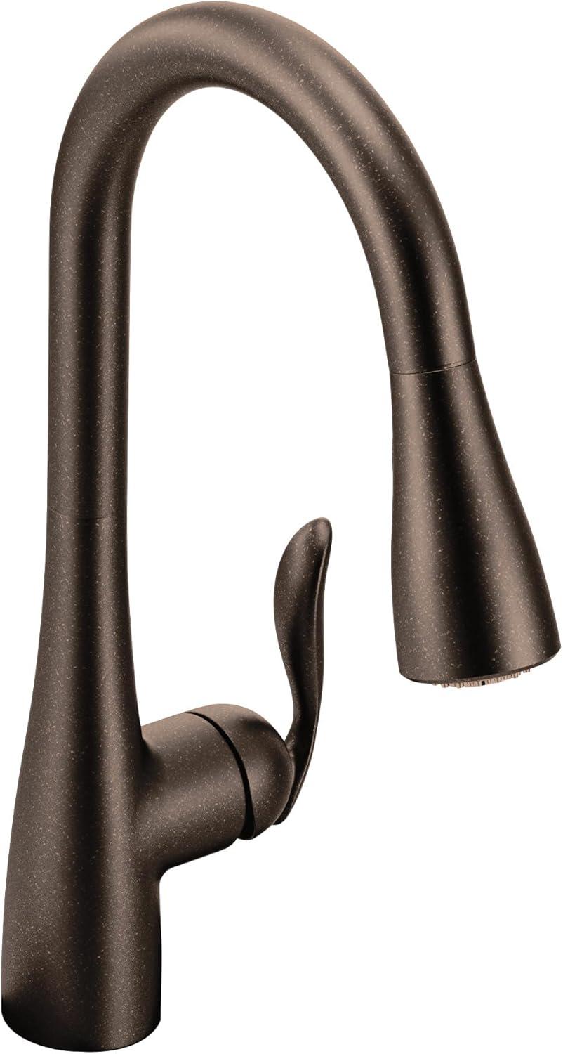 image:imageMoen Arbor Spot Resist Stainless Motionsense Wave Sensor Touchless OneHandle Single Hole Kitchen Sink Faucet 7594EWSRSOil Rubbed Bronze